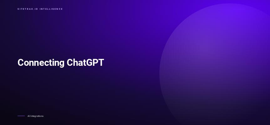Connecting ChatGPT