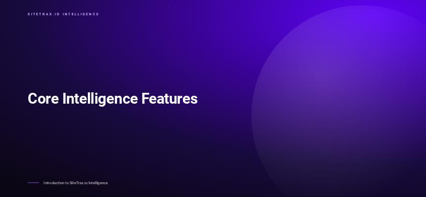 Core Intelligence Features