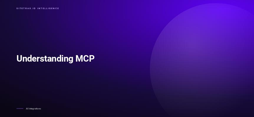 Understanding MCP